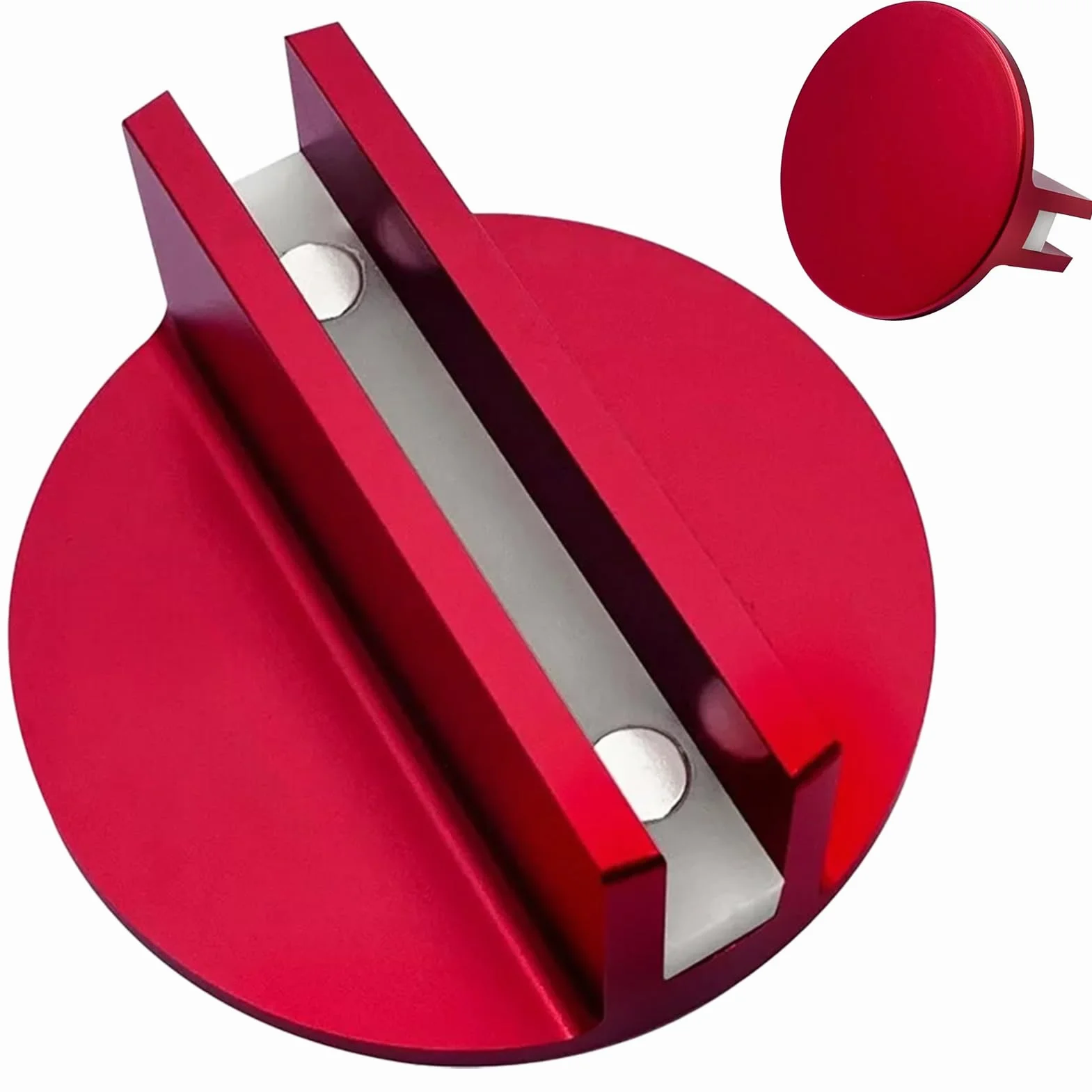 Magnetic Jack Pad, Frame Rail Adapter, Jack Pad Adapter, Slotted Jack Puck, Pinch Weld Frame Rail Adapter, Aluminum Jack Pad, Grooved Jack Pad Adapter, Automotive Jack Adapter