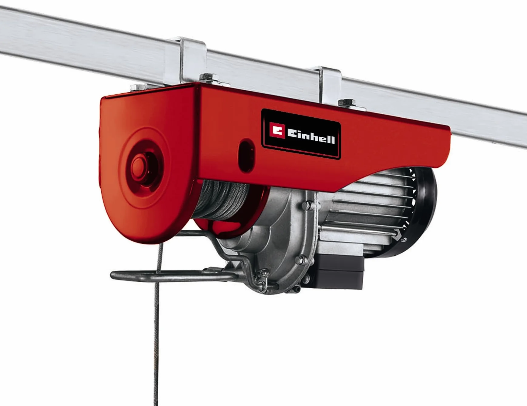 Einhell 2255140 Wciągnik Linowy, Czerwony/Srebrny, 1000 W