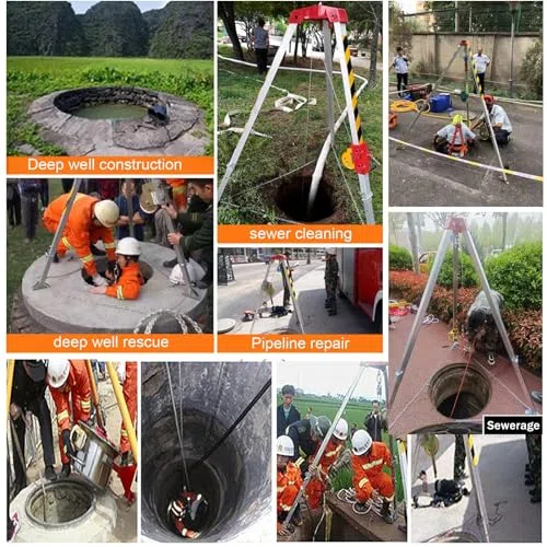 Przenośny system z samoblokującą się wciągarką Teles Bezpieczne narzędzie do podnoszenia przemysłowego i ograniczonej przestrzeni pod ziemią s