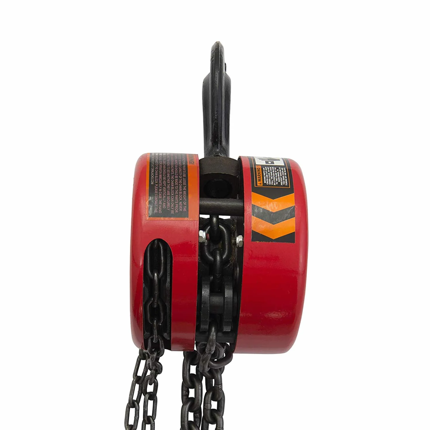 BIG RED Blok łańcuchowy Torin/ręczny wciągnik z 2 haczykami, nośność 2 ton (1,8 kg)